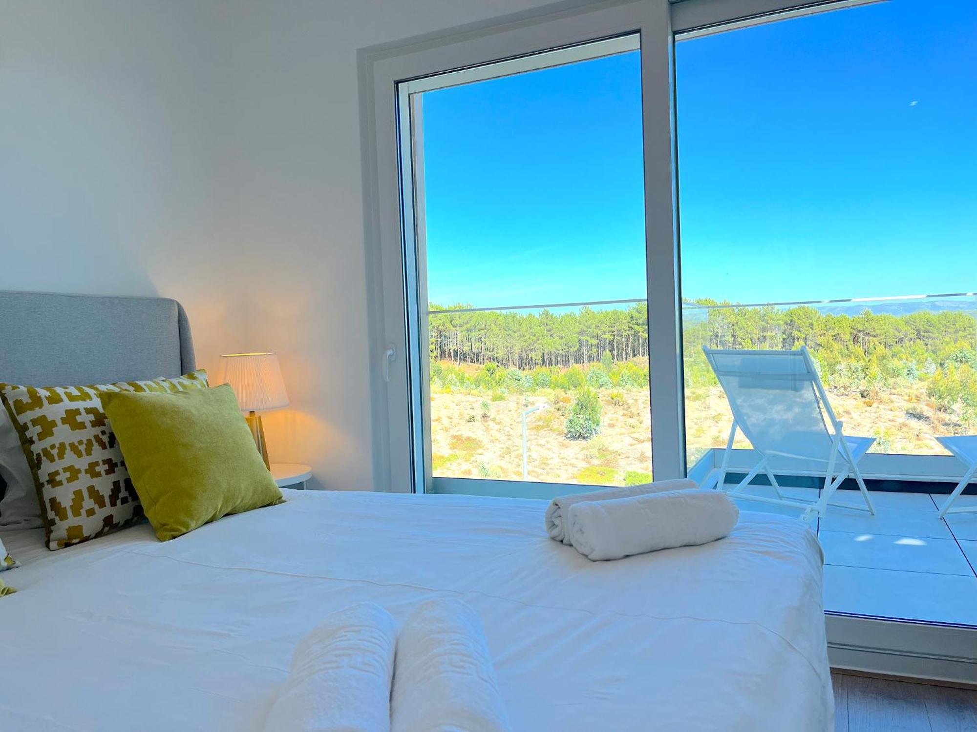 Mar A Vista - Condominium With Pool, Gym And Sea Views Nazare Exterior photo